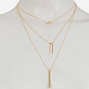 Sterling forever - runway triple layer necklace